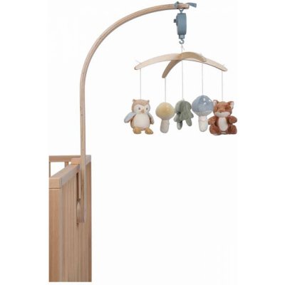 Mobile musical en bois fsc - forest friends