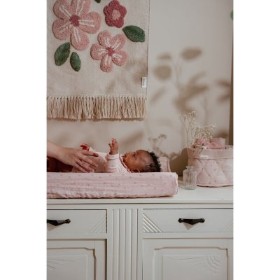 Housse pour matelas à langer - pure blossom - 50 x 70 cm