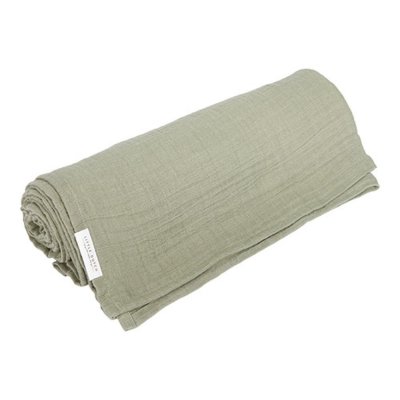 Langes xl en gaze de coton - pure olive