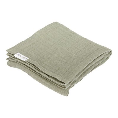 Langes xl en gaze de coton - pure olive
