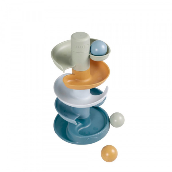 Les imparfaits - tour en spirale bleu Little dutch