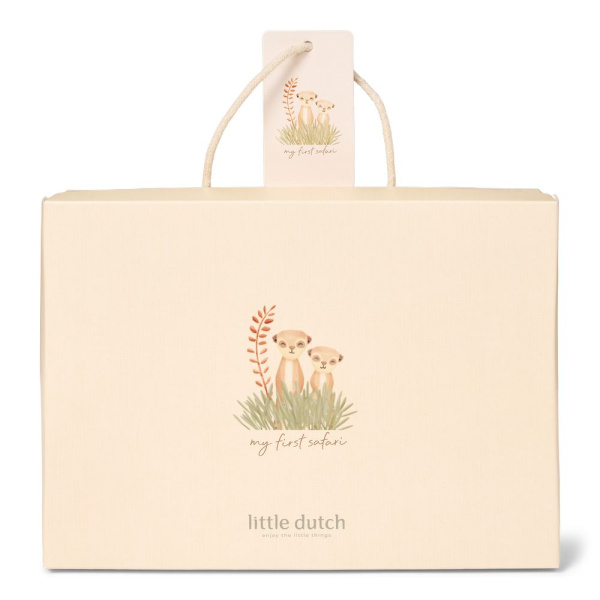 Coffret maternité bébé 3 pièces safari friends 0-2 mois Little dutch