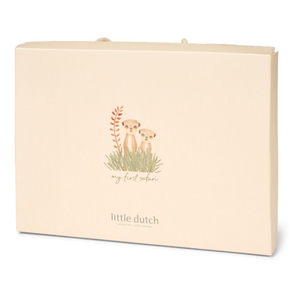 Coffret maternité bébé 3 pièces safari friends 0-2 mois Little dutch