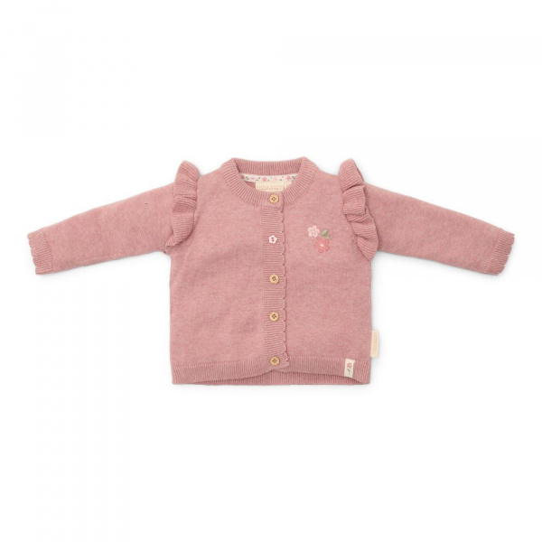 Cardigan tricoté - fairy pink - prématuré Little dutch