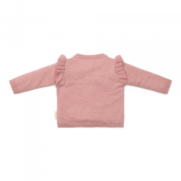 Cardigan tricoté - fairy pink - prématuré Little dutch
