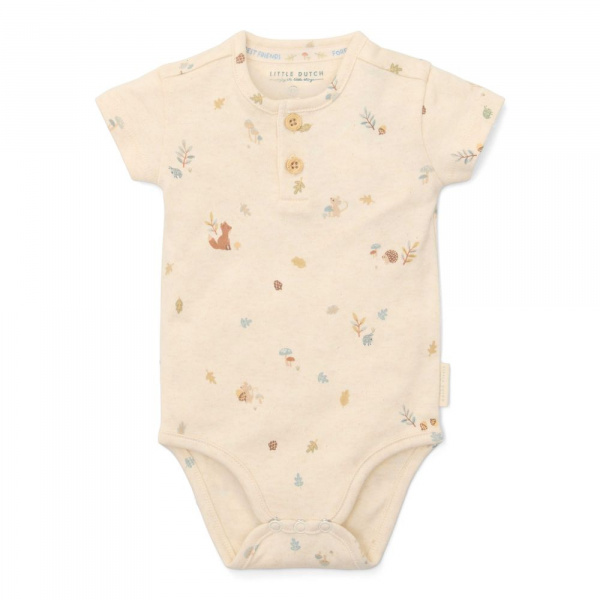 Body à manches courtes - forest nature - prématuré Little dutch