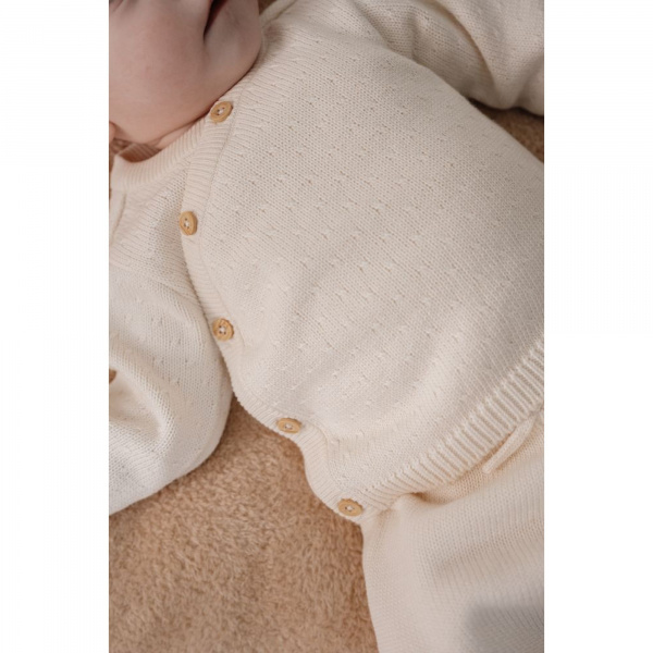 Cardigan tricoté - fairy pink - prématuré Little dutch