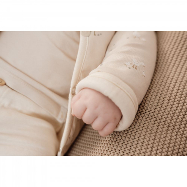 Cardigan tricoté - fairy pink - prématuré Little dutch