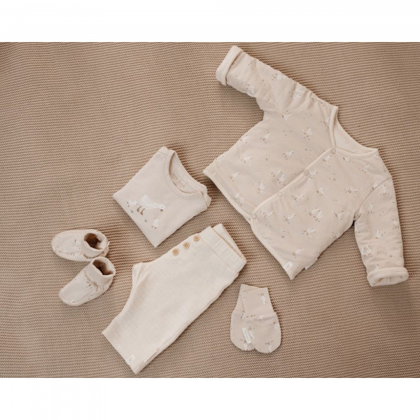 Cardigan tricoté - fairy pink - prématuré Little dutch