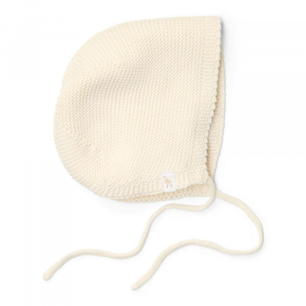 Bonnet en tricot - off white - 3-6 mois Little dutch