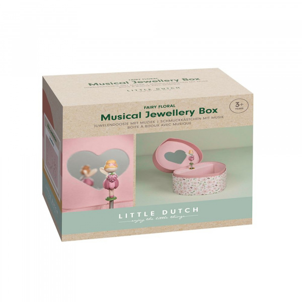 Boîte à bijoux musicale - coeur Little dutch