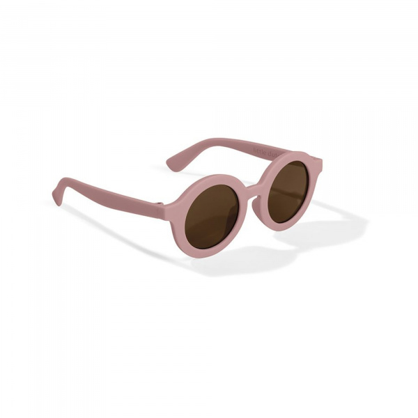 Lunettes de soleil - round light pink Little dutch