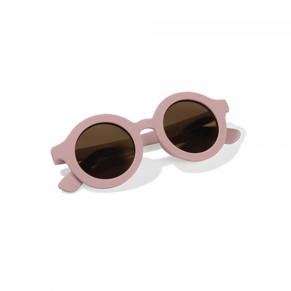 Lunettes de soleil - round light pink Little dutch