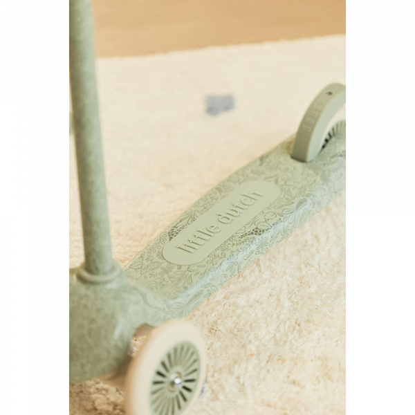Trottinette 3 roues - green leaf Little dutch