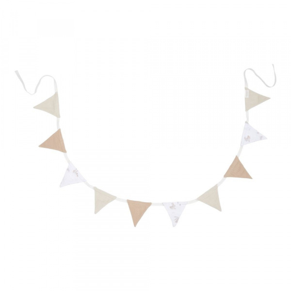 Guirlande avec fanions - baby bunny Little dutch