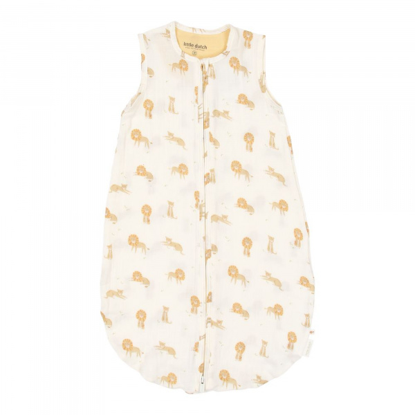 Gigoteuse été en gaze de coton - safari leo - 70 cm Little dutch
