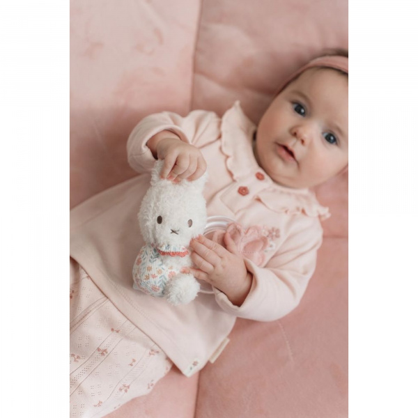 Anneau hochet miffy - lucky blossom Little dutch
