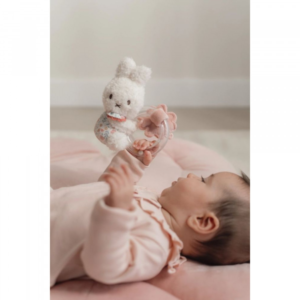 Anneau hochet miffy - lucky blossom Little dutch
