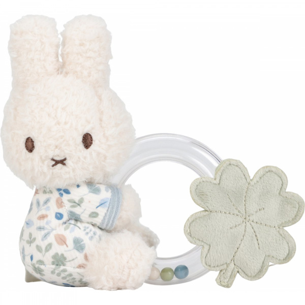 Anneau hochet miffy - lucky leaves Little dutch