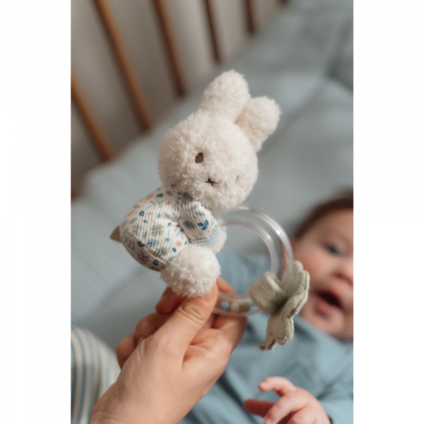 Anneau hochet miffy - lucky leaves Little dutch