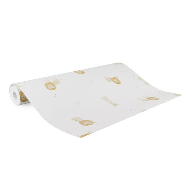 Papier peint intissé - safari leo - 52 cm x 10 m Little dutch