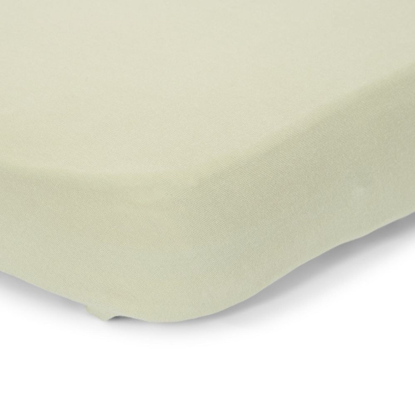 Drap-housse - pure sage - 70 x 140/150 cm Little dutch