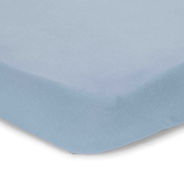 Drap-housse - pure denim blue - 70 x 140/150 cm Little dutch