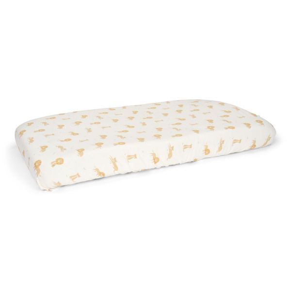 Drap-housse berceau - safari leo - 40 x 80 cm Little dutch