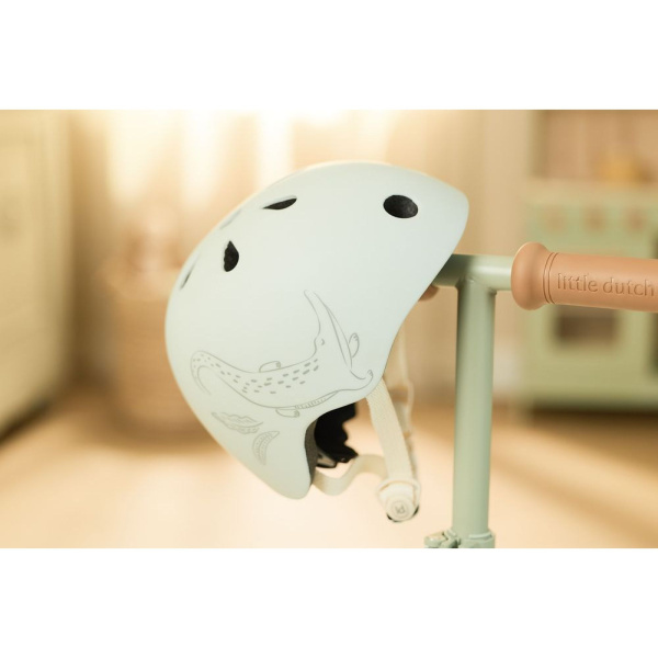 Casque enfant - green leaf Little dutch