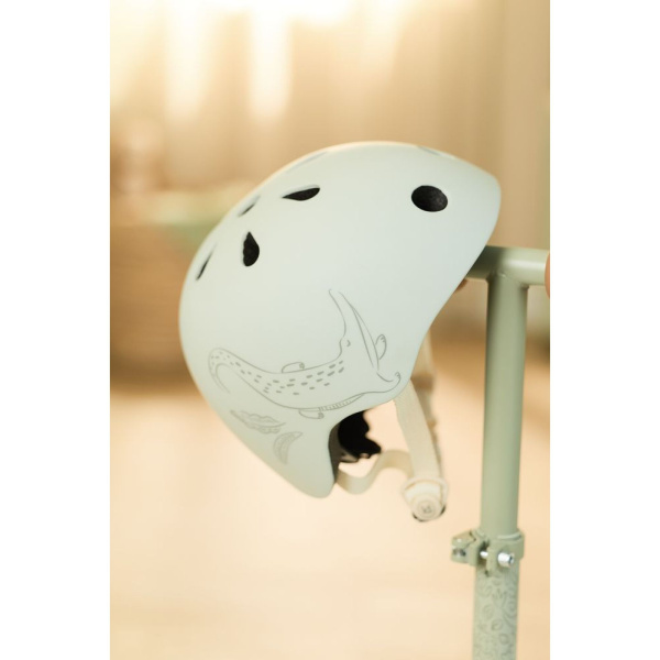Casque enfant - green leaf Little dutch