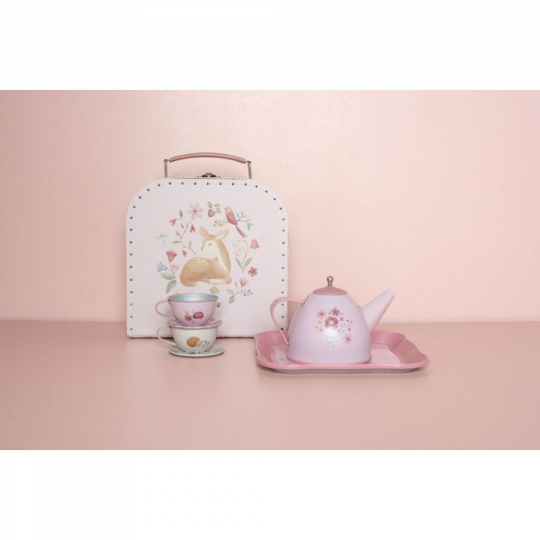 Valise service à thé - fairy garden Little dutch