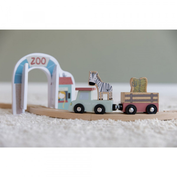 Circuit train en bois - extension zoo Little dutch