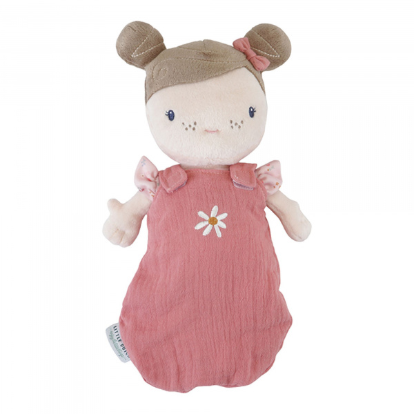 Poupée bébé et son couffin rosa little pink flowers Little dutch