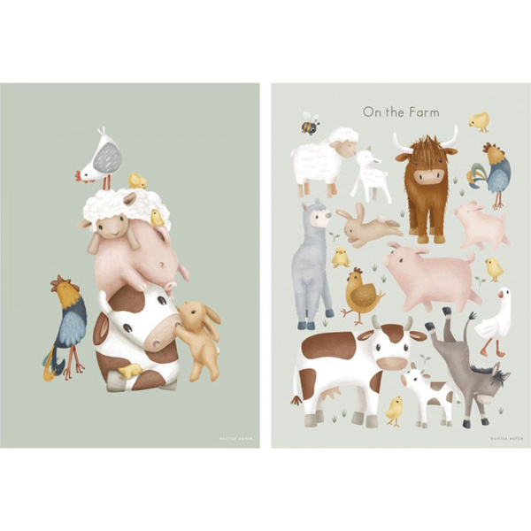 Poster a3 - little farm Little dutch