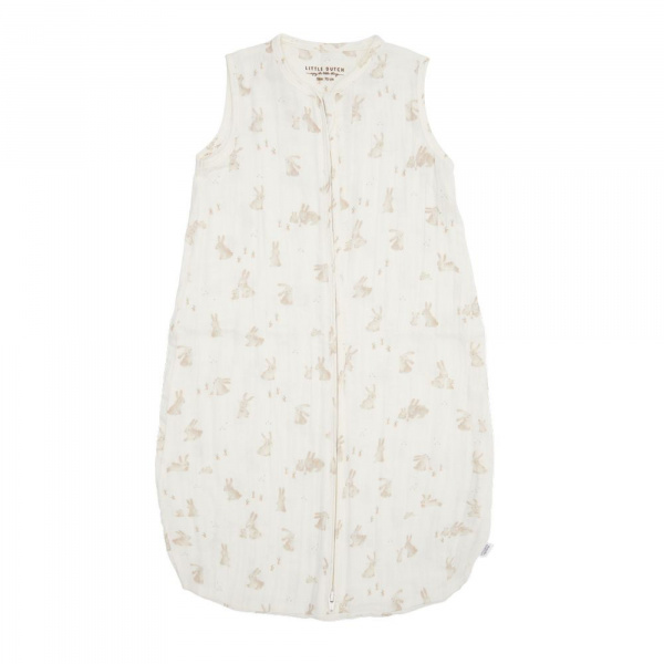 Gigoteuse d'été en gaze de coton - baby bunny - 70 cm Little dutch