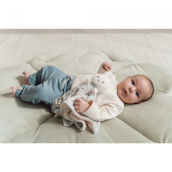 Doudou carré miffy - lucky leaves Little dutch