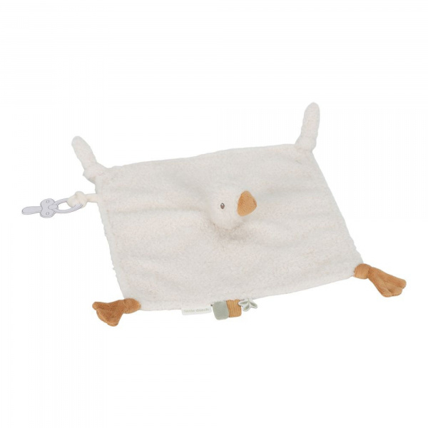 Doudou carré oie - newborn Little dutch