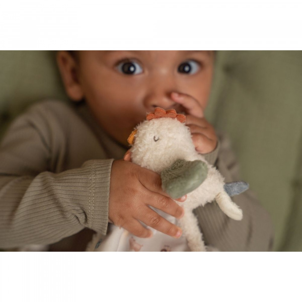 Doudou plat poule little farm Little dutch