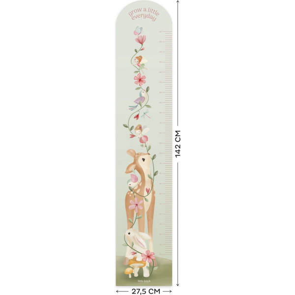 Toise autocollante - fairy garden Little dutch