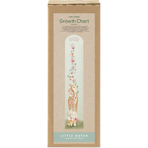 Toise autocollante - fairy garden Little dutch