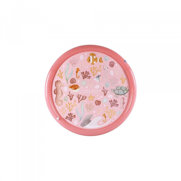 Tapis d'eau à jets ocean dreams pink Little dutch