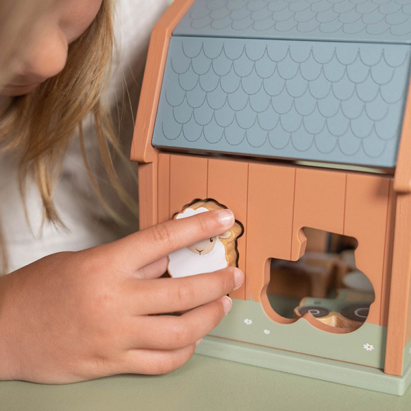 Boîte à formes en bois fsc - little farm Little dutch