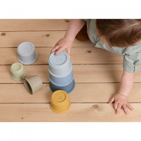 Tour à empiler bleu Little dutch