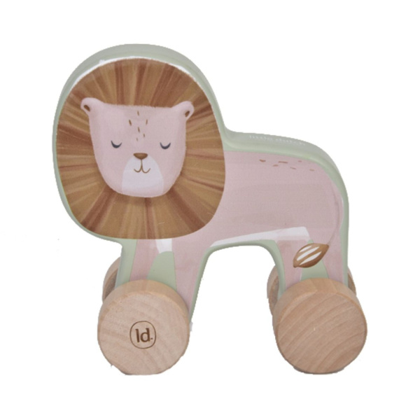 Lion à roulettes Little dutch