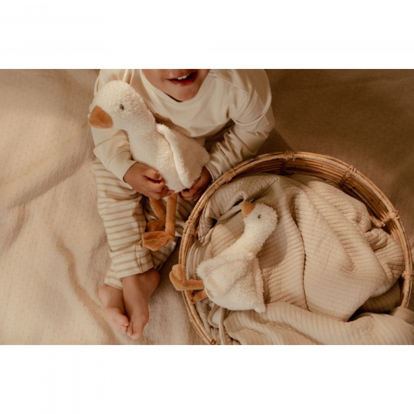 Peluche oie - newborn - 25 cm Little dutch