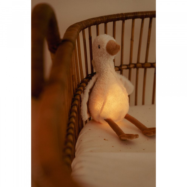 Peluche musicale et lumineuse oie - newborn Little dutch