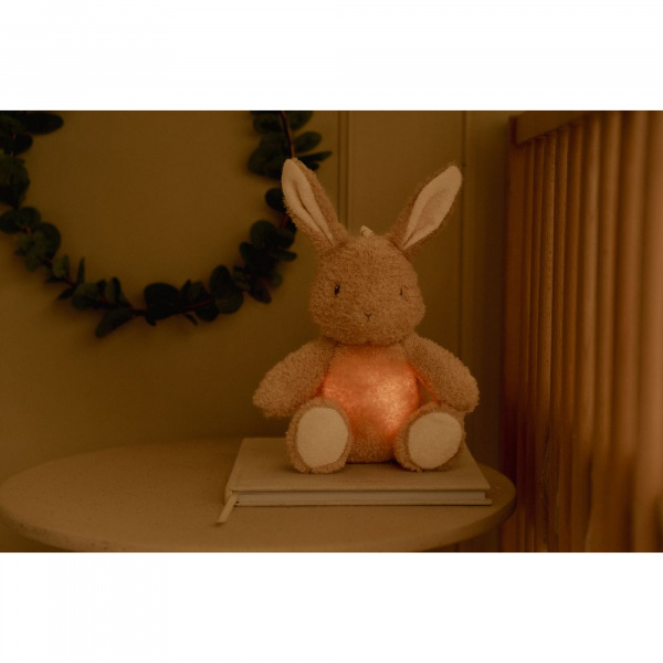 Peluche musicale et lumineuse lapin - newborn Little dutch