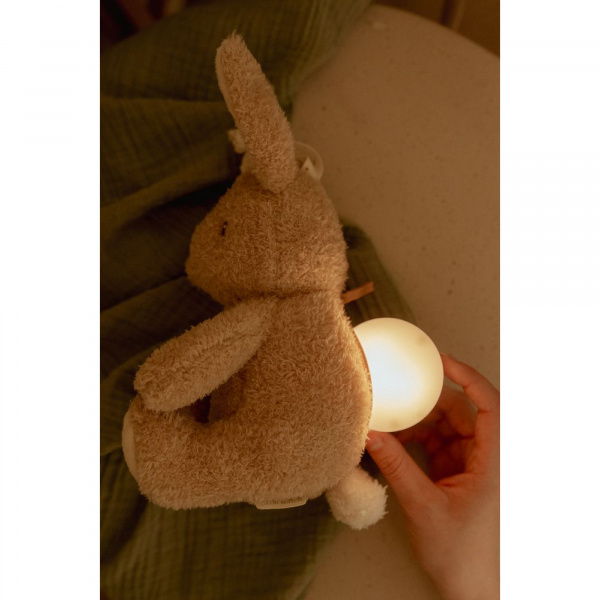 Peluche musicale et lumineuse lapin - newborn Little dutch