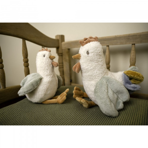 Peluche poule - little farm - 17 cm Little dutch