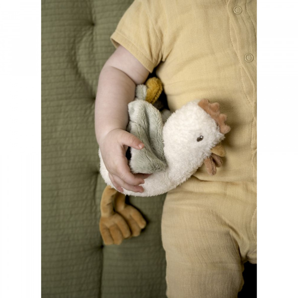 Peluche poule - little farm - 17 cm Little dutch